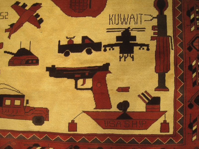 Illustration for article titled These Traditional-Style Afghani Rugs Were Inspired By Modern Warfare